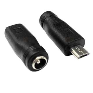 MICRO USB ADAPTER TO 2.1MM DC JACK BARRELSKU:243225