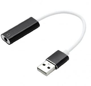USB ADAPTER A MALE 2.0 TO 3.5MM JACKSKU:253595