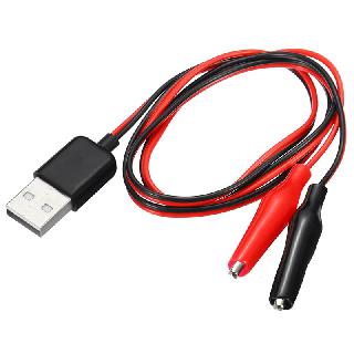 USB ADAPTER A MALE TO BLK & RED ALLIGATOR CLIPS 50CM
SKU:273182