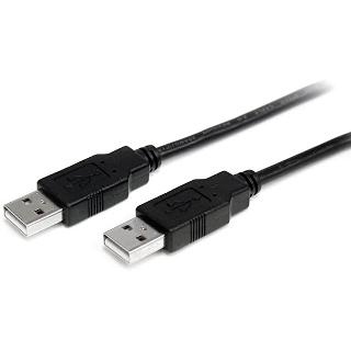 USB CABLE A-A MALE/MALE 3FT BLK