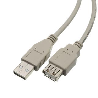 USB CABLE A-A MALE/FEM 10FT BEIGE VERSION 2.0SKU:231187