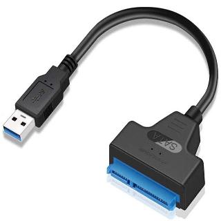 USB CABLE 3.0 A MALE TO SATA DATA & POWER COMBO 7INSKU:256772