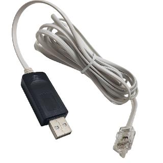 USB A MALE TO RJ45 MALE 10FT WHT DATA CABLE FOR MTP 3100