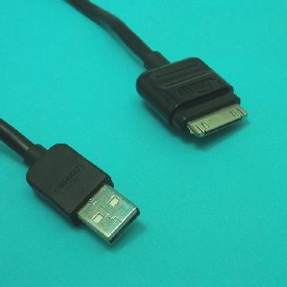 USB CABLE A MALE TO 30P 6FT BLK IPHONE
