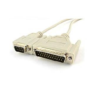 AT MODEM CABLE DB9M/25M 10FT SKU:250697