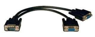 VGA EXT CABLE DBHD15M/HD15FX2 8IN SPLITTER CABLESKU:176593