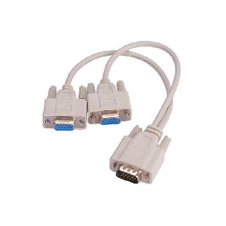VGA EXT CABLE DBHD15M/HD15FX2 BEIGE 1FT
SKU:252436