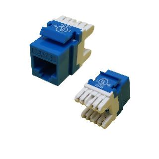 KEYSTONE JACK CAT6 BLU 110