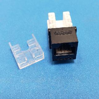 KEYSTONE JACK CAT6A BLK 110