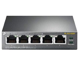 POE SWITCH 4PORT GIGABIT +1 NON