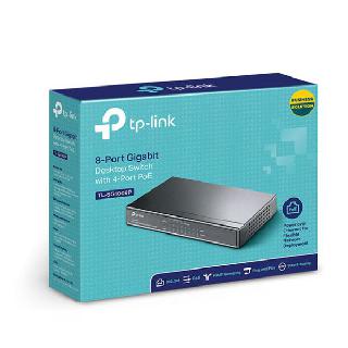 POE SWITCH 8PORT GIGABIT WITH 4PORT POE+ PORTS WITH 64W
SKU:270492