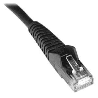 PATCH CORD CAT5E BLK 50FT SNAGLESS BOOT