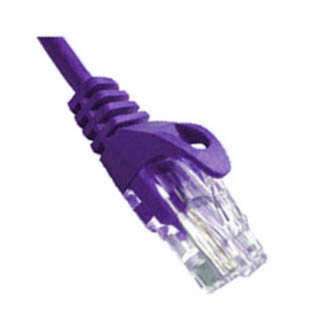 PATCH CORD CAT5E PURPLE 3FT SNAGLESS BOOTSKU:232087