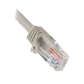 PATCH CORD CAT5E GREY 1FT SNAGLESS BOOTSKU:226467
