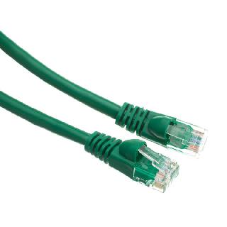 PATCH CORD CAT5E GRN 1FT SNAGLESS BOOTSKU:252233