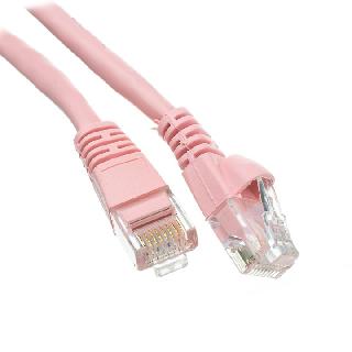 PATCH CORD CAT5E PNK 3FT SNAGLESS BOOT
