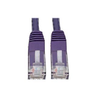 PATCH CORD CAT5E PURPLE 25FT BOOT