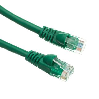 PATCH CORD CAT6 GREEN 25FT SNAGLESS BOOTSKU:252762