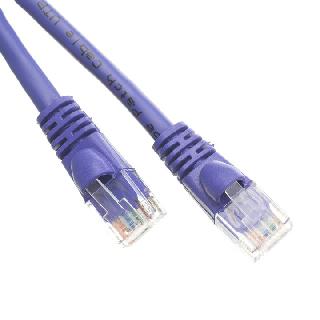 PATCH CORD CAT5E PURPLE 3FT SNAGLESS BOOTSKU:251340
