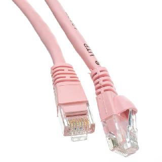 PATCH CORD CAT6 PINK 14FT SNAGLESS BOOTSKU:251367