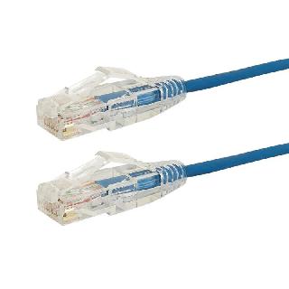 PATCH CORD CAT6A SLIM BLU 1FT ULTRA THIN CMR RISER 10GB UTP
SKU:273136