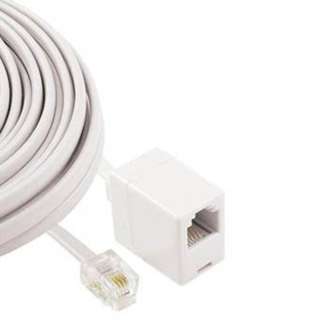 MODULAR CABLE 6P4C M/F 25FT