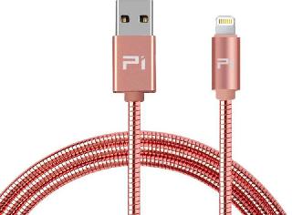 USB CABLE A MALE TO LIGHTNING 8P 3FT ROSE METAL FAST CHARG IPHONESKU:255474