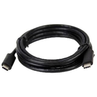 USB CABLE C MALE TO C MALE 6FT BLACK CHARGINGSKU:263205