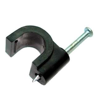 CABLE CLAMP F 7MM BLK PKG100 SKU:202356