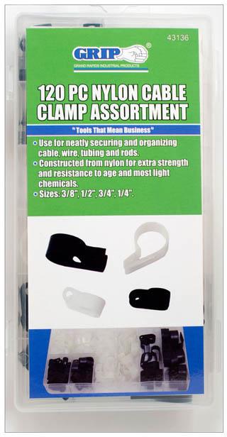CABLE CLAMP ASSORTMENT 120pcs/setSKU:254604