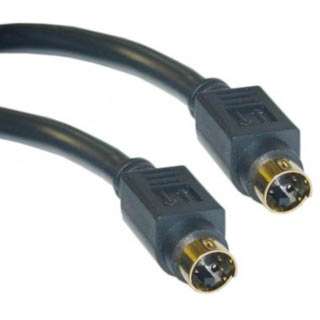 S-VIDEO CABLE MINI DIN 4M/M 100F 100FT GOLD BLUE