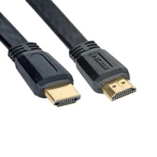HDMI TO HDMI CABLE FLAT 1.4V 3FT SKU:260158