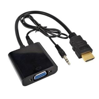 HDMI TO VGA ADAPTER CABLE WITH AUDIOSKU:253701