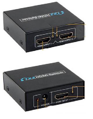 HDMI SPLITTER 1X2 POWERED SKU:254990