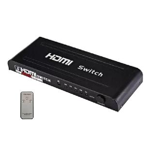 HDMI SWITCH BOX 5WAY REMOTE 5 INPUTS / 1 OUTPUTSKU:264577