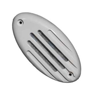 HORN GRILL 5INCH WHITE 5X2.6INCH MOUNTING HOLES 4 INCHSKU:229096