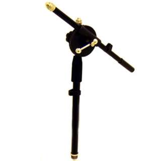 MICROPHONE STAND BLACK METAL 2FT TWO PIECES  BASE + UPRIGHTSKU:201569