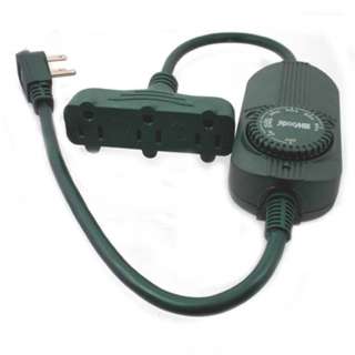 TIMER OUTDOOR PHOTOCELL ACTIVATE WITH 3 OUTLETSSKU:241542