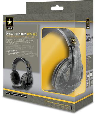 HEADPHONE STEREO FOR GAMING W/ ADJUSTABLE MICROPHONE ARM
