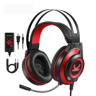 HEADSET GAMING STEREO FOR PC PS MOBILE XBOX ASSORTED RED/BLUESKU:260162