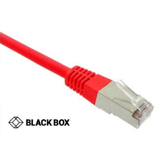 PATCH CORD CAT5E RED 25FT SHIELD BOOT