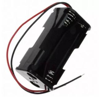 BATTERY HOLDER AAAX4 WITH WIRES SKU:261627