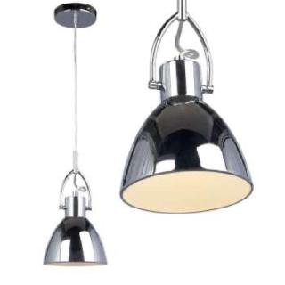 PENDANT LIGHT SILVER DOME CHROME