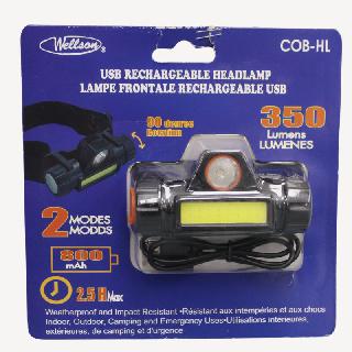 HEADLAMP LED WIDE BEAM 350LUMEN