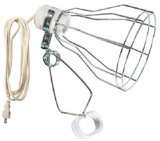 CLAMP LIGHT WITH BULB PROTECTOR 150W 6FT GROUNDED CORDSKU:253953