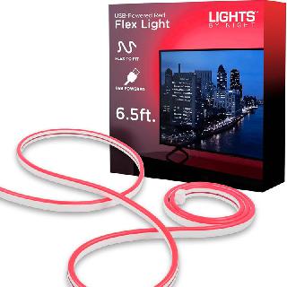 LED FLEXIBLE STRIP RED USB POWER SOURCE 6.5FT STRIP