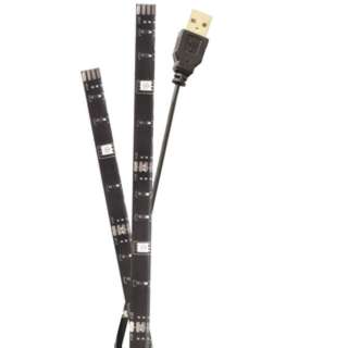 LED FLEXIBLE STRIP WHITE USB 3FT 2X19IN STRIPS 30LED/M 5VDC 1.2ASKU:249696