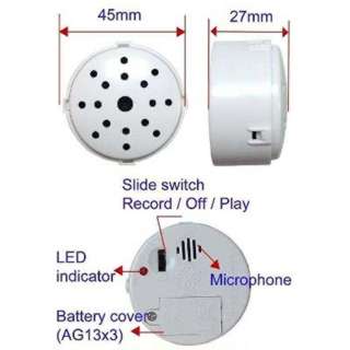 RECORDING MODULE 20SEC WITH PLAY OFF RECORD SWITCH WHITESKU:231606