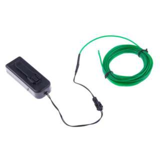 EL WIRE GREEN 2.3MM 3M WITH 3V BATTERY PACK INVERTER