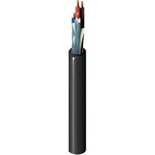 CABLE 2C 22AWG SHLD + 2C 18AWG UNSH 300FT CMP BLKSKU:275696